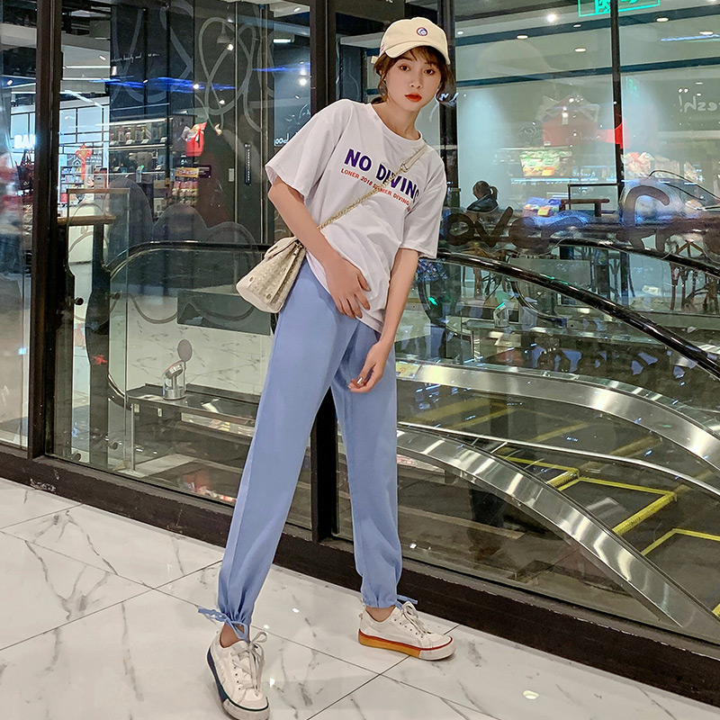 12999742.十月名裳孕妇裤薄款棉麻裤子春夏季外穿九分休闲打底裤孕妇装