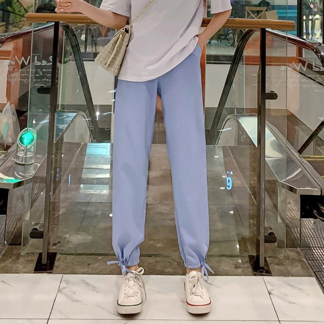 12999742.十月名裳孕妇裤薄款棉麻裤子春夏季外穿九分休闲打底裤孕妇装