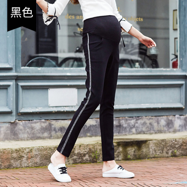 12999743.十月名裳孕妇裤春秋季时尚外穿休闲长裤宽松孕妇运动裤子