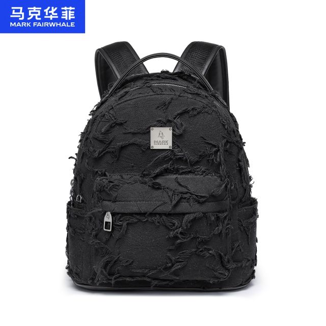 13783441.马克华菲女包双肩包女轻便旅行休闲书包初高中大学生大容量运动背包配礼袋