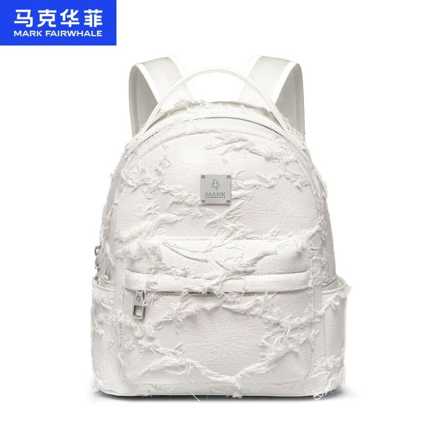 13783464.马克华菲大容量双肩背包女款大学生双肩包女初中高中生书包