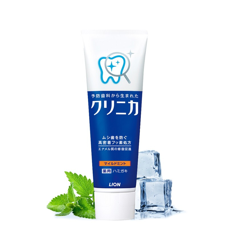 12200832.【日本原装进口】狮王 齿力佳酵素健齿牙膏 温和薄荷 去牙垢清新美白ZF