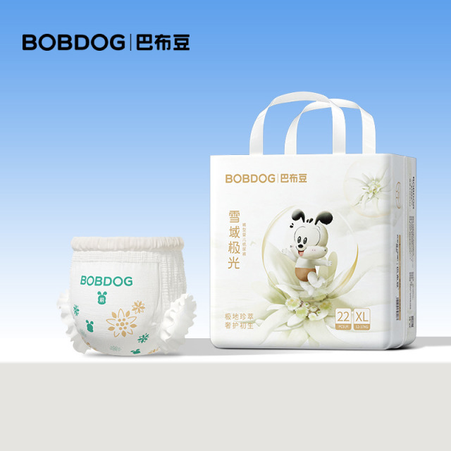 12971950.巴布豆雪域极光奢护初生肌拉拉裤单包装