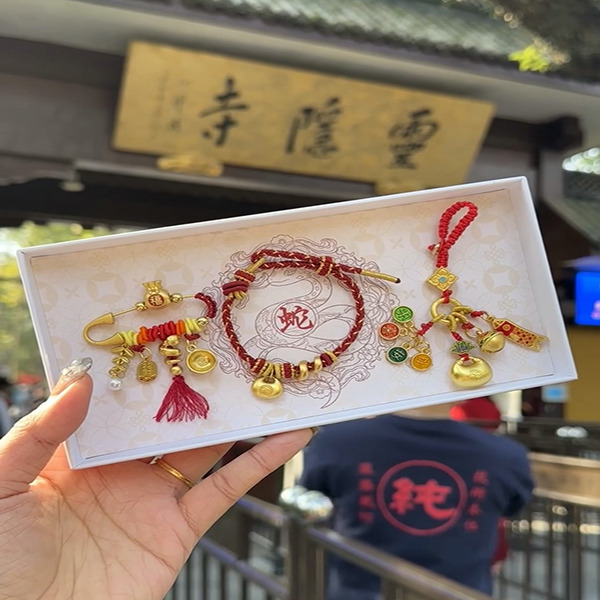 12322554.【古法旗开得胜挂件】招*国潮钥匙扣挂件手机挂件车钥匙扣车包挂饰福袋古法复古