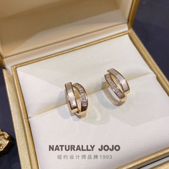 10976736.NATURALLY JOJO S925银针高级感轻奢滴油耳钉