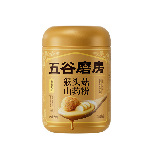 12787498.五谷磨房猴头菇山药粉米稀淮山药益生菌营养脾胃健康早餐饱腹米糊