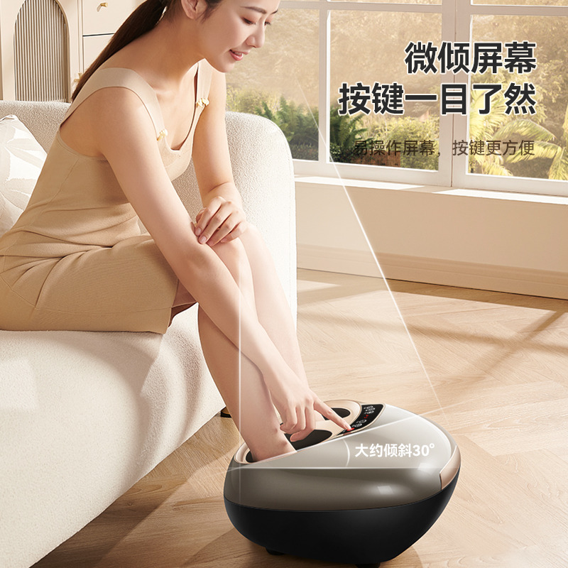 11717711.奥克斯脚底按摩器全自动揉捏脚底足疗机穴位按摩疏通小腿部按摩仪器足部按摩器