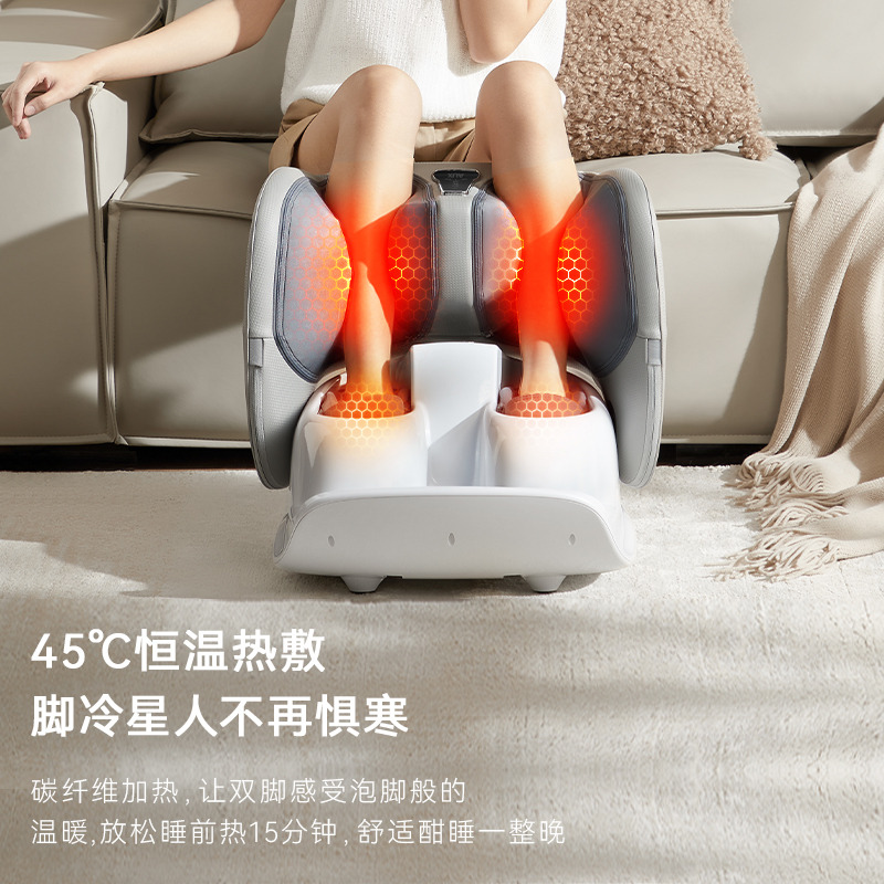 11722688.奥克斯小腿部按摩器全自动揉捏按脚底足疗机热敷美腿仪神器送妈妈足部按摩器