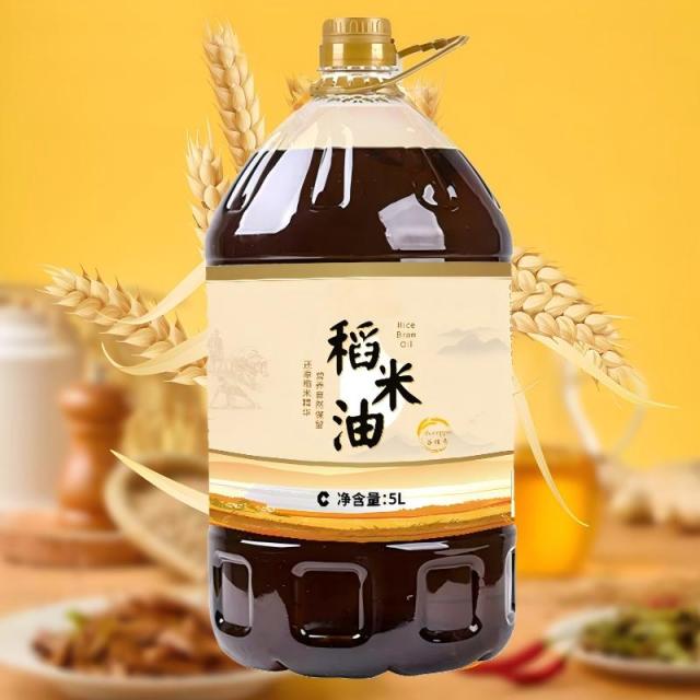 13612716.纯稻米油5升大桶装家用食用油炒菜煲汤清单食用油