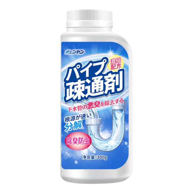 12308528.【2瓶装】管道疏通剂厨房油污下水道地漏厕所马桶堵塞强力管道通300g