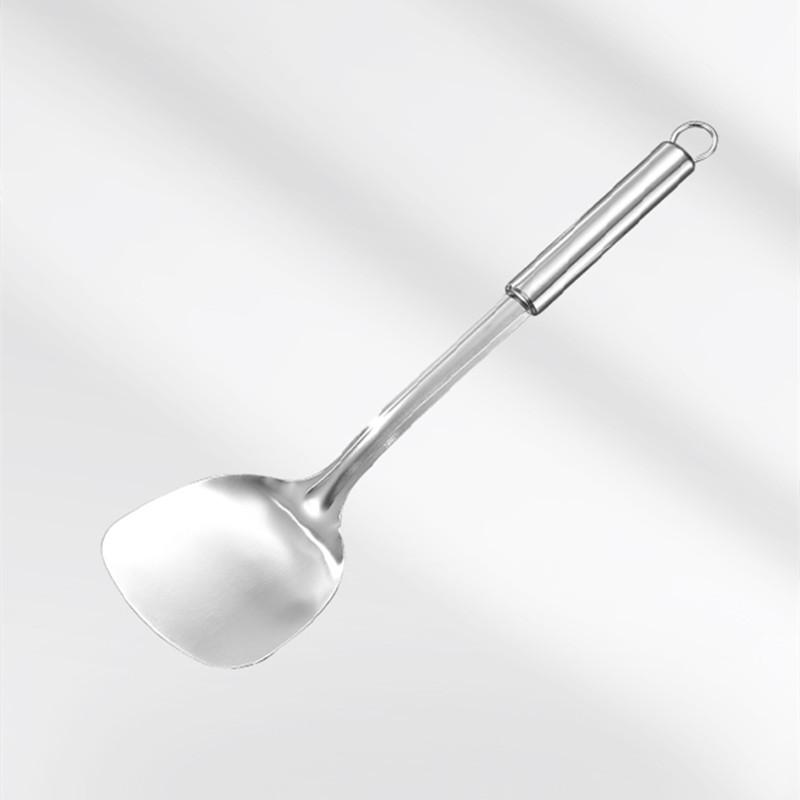 12326934.不锈钢锅铲家用炒菜勺子汤勺漏勺铁铲厨具食品级长柄