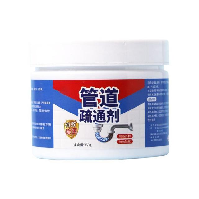12324196.管道疏通剂溶解通下水道马桶水管油污厕所地漏堵塞厨房除臭剂