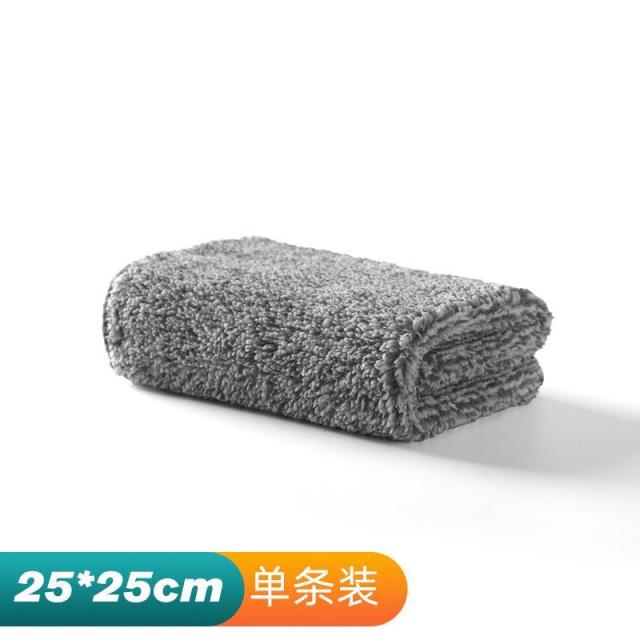 12331291.日式竹炭抹布加厚吸水不沾油洗碗巾细纤维厨房清洁洗碗布百洁布
