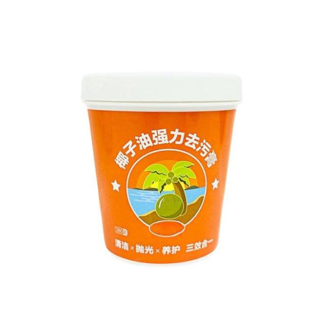 12331432.椰子油去污膏厨房锅底卫生间瓷砖去锈抛光除垢多效合一清洁膏