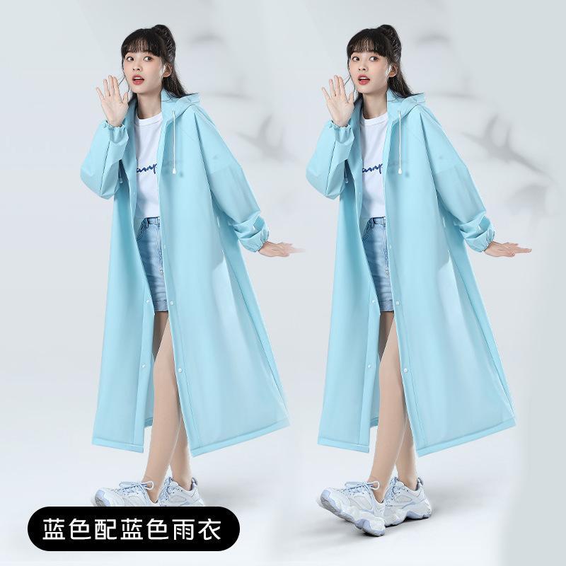 12330629.eva非一次性雨衣加长加厚连体防暴雨成人男女同款户外出行便携