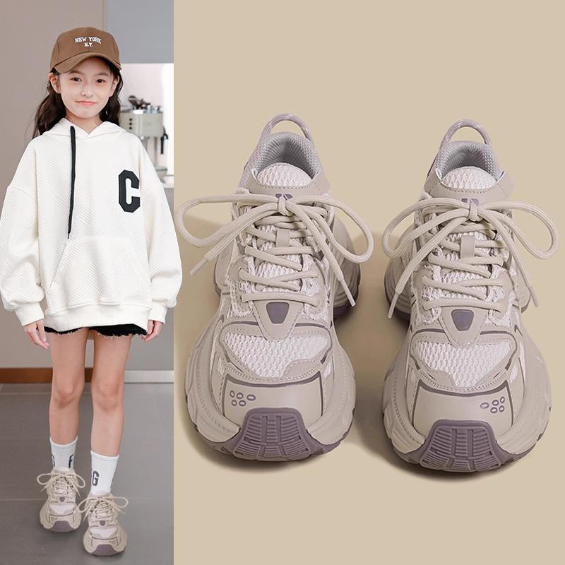 12576340.女童休闲鞋 秋季款中大童老爹鞋高颜值儿童鞋子小女孩休闲鞋