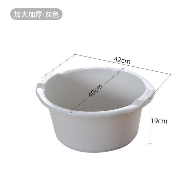 12591588.加厚大号足浴盆家用按摩洗脚盆带脚底按摩滑轮泡脚桶足疗桶