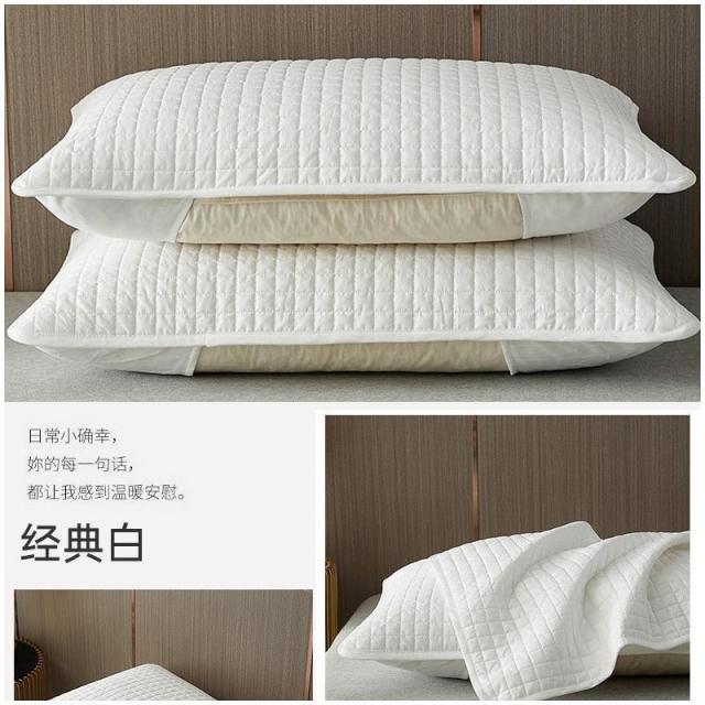 12590696.【3件装】枕芯保护隔离层夹棉枕套家用男防头油隔脏枕芯保护套枕头防螨防汗