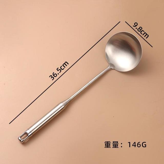 12589958.加厚不锈钢锅铲家用厨房铲子炒菜勺烹饪防烫火锅汤勺