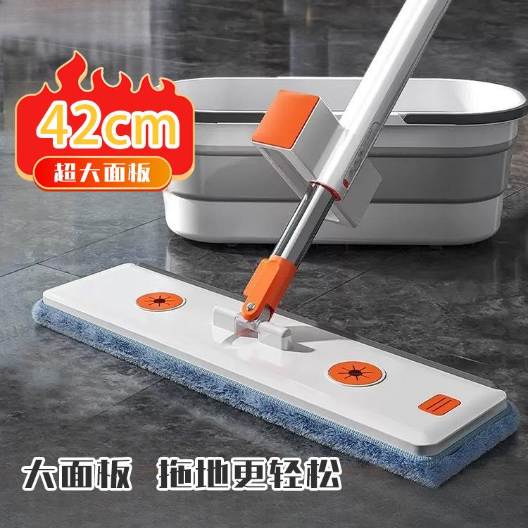 12590935.免手洗平板拖把家用木地板地砖墩布拖把懒人平板拖地拖布