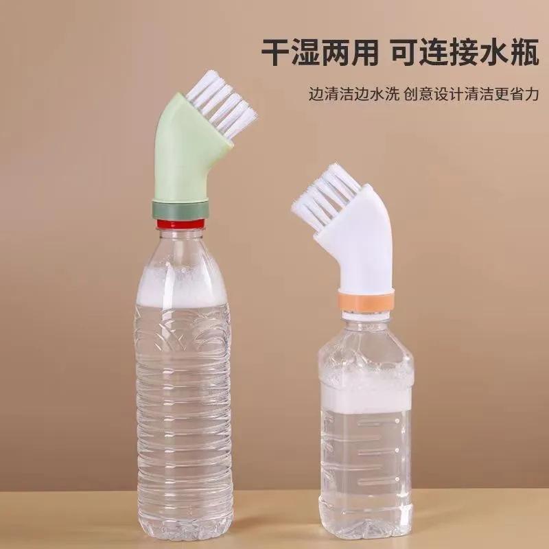 12592702.【10件装】塑料多功能清洁刷无死角可连接矿泉水瓶干湿两用扁头刷多用缝隙刷