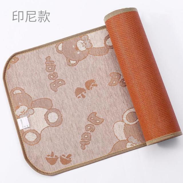 13416199.婴儿凉席双面夏季凉席冰丝席子婴儿童席幼儿园凉席