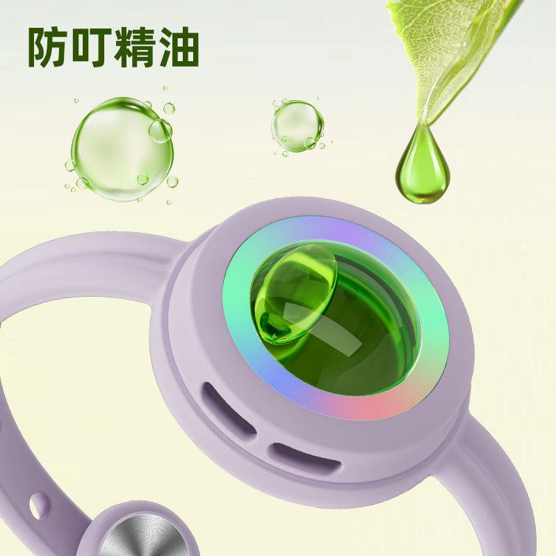 13419423.精油防叮手表防叮手环硅胶儿童随身户外露营卡通手链防蚊手腕带
