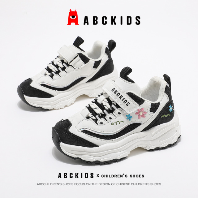 11949629.ABC kids童鞋儿童运动跑步鞋女童软底鞋子老爹鞋