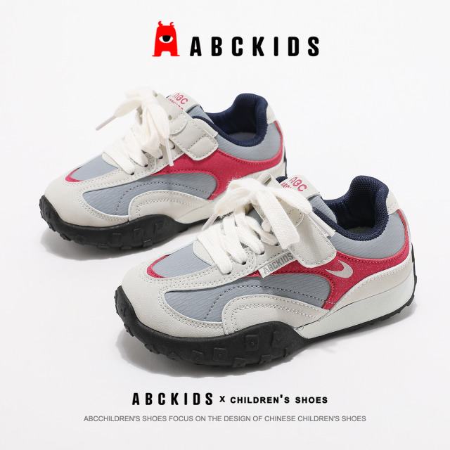 12369019.ABC kids渔网儿童网面运动软底阿甘德训鞋