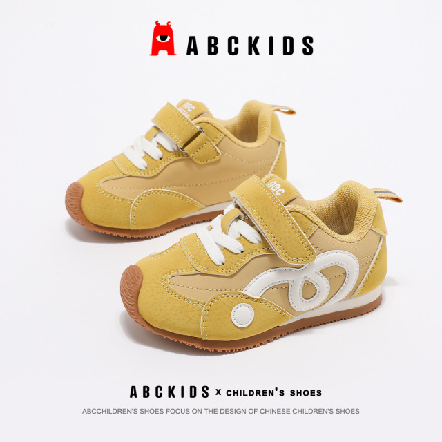13012383.ABCkids童鞋男女童复古德训鞋儿童运动鞋