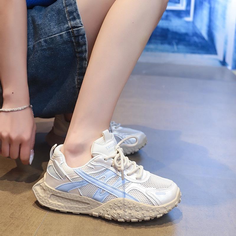 12605659.鞋子女小白鞋女款夏季透气网面休闲鞋女鞋时尚休闲鞋