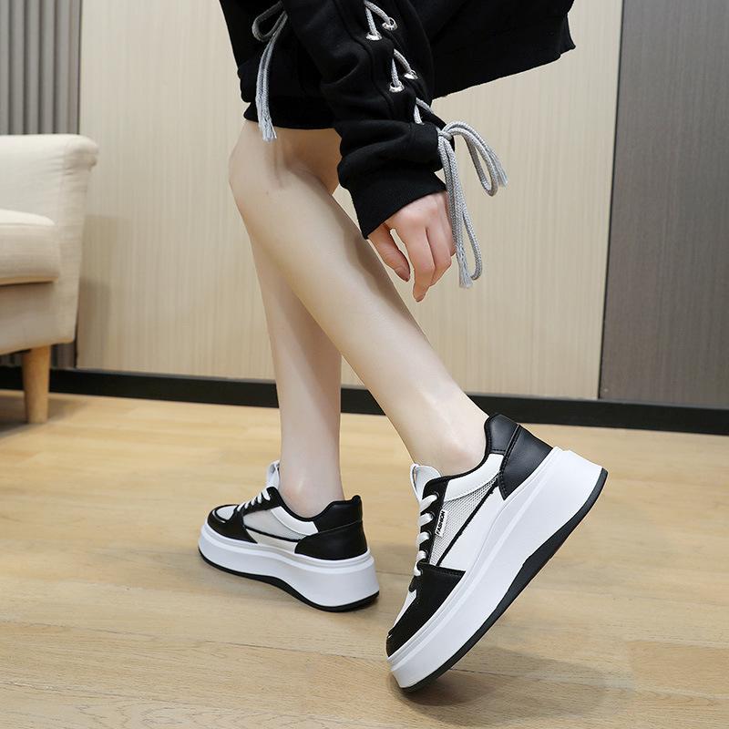 12607009.休闲女百搭休闲鞋春夏季鞋厚底透气舒适百搭