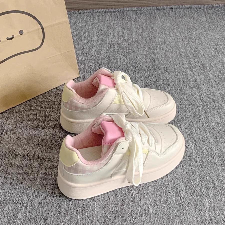 12601632.春夏季休闲鞋子女潮百搭小众厚底小白鞋休闲鞋