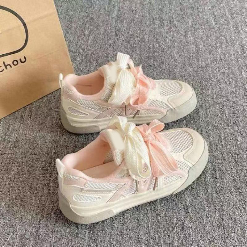 12604992.小众透气休闲女夏季鞋显脚小舒适休闲百搭鞋