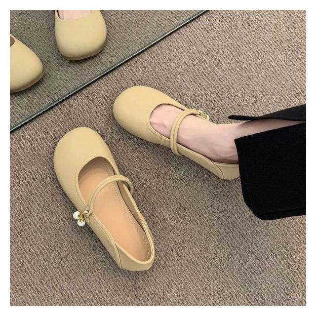 13410626.春季法式两穿玛丽珍单鞋女软底软皮防滑时尚小皮鞋