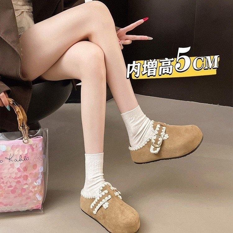 13409571.厚底包头拖鞋女外穿配裙子复古内勃肯半拖鞋