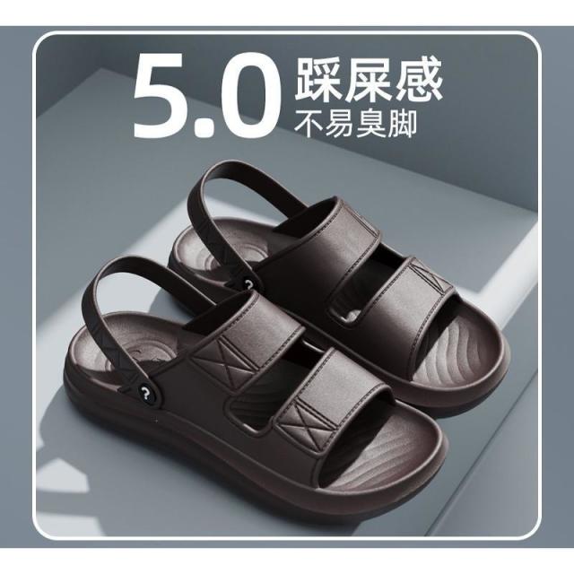 13409403.凉鞋夏季男拖防滑耐磨外休闲沙滩鞋外穿防臭凉鞋软底轻便工作