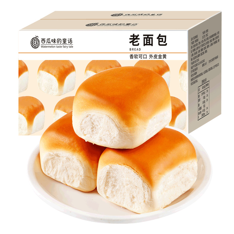 12674302.老式手撕软面包400g童年味道整箱怀旧零食蛋糕点夜宵充饥速食