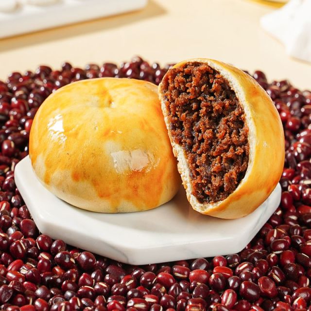 12768994.薄皮山药薏米红豆包早餐面包夹心豆沙包松软绵密代餐饱腹休闲零食