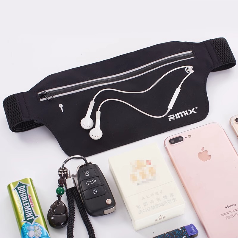 11274841.RIMIX 第三代多功能运动扁腰包贴身防盗大容量音乐挂包男女同款情侣款