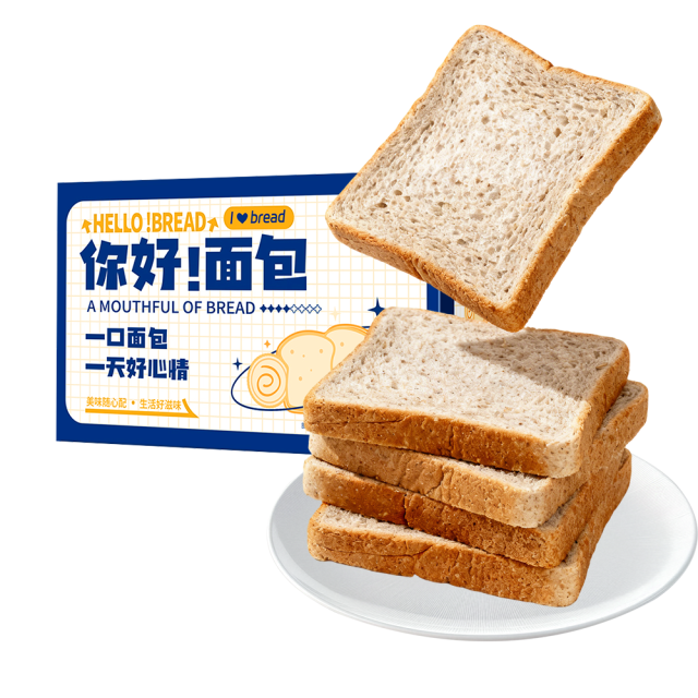 12711307.【19.9元任选2箱】幸福西饼豆乳餐包全麦吐司面包 (30天短保新鲜现做) 早餐充饥办公室宿舍零食