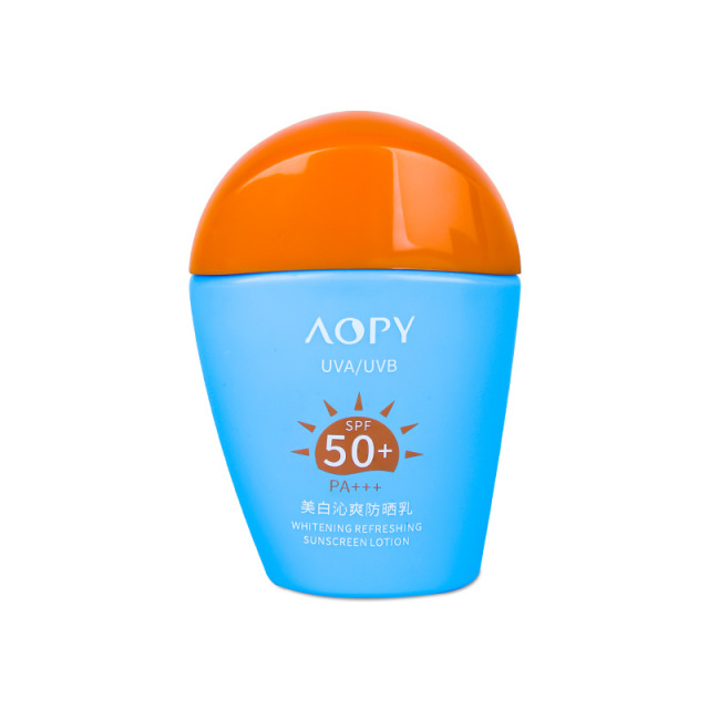 11317801.【特惠】AOPY美白防晒霜SPF50+PA+++面部防紫外线轻薄蓝胖子高倍防晒乳液