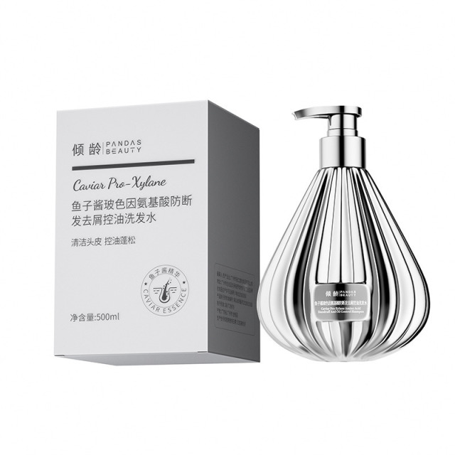 12545860.【特惠】倾龄鱼子酱玻色因氨基酸防断发去屑控油洗发水防水柔顺蓬松护发素