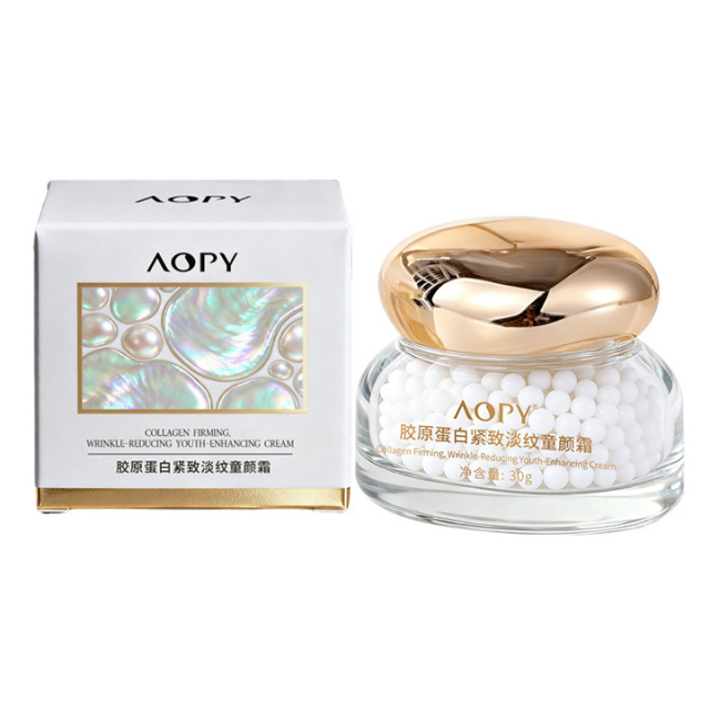 12930984.AOPY胶原蛋白紧致淡纹童颜霜补水保湿多肽抗皱霜淡纹紧致填充霜丸