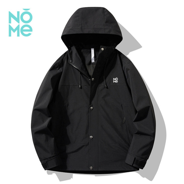 13152155.NOME男女同款春季新款户外防风防水登山连帽夹克防泼水外套