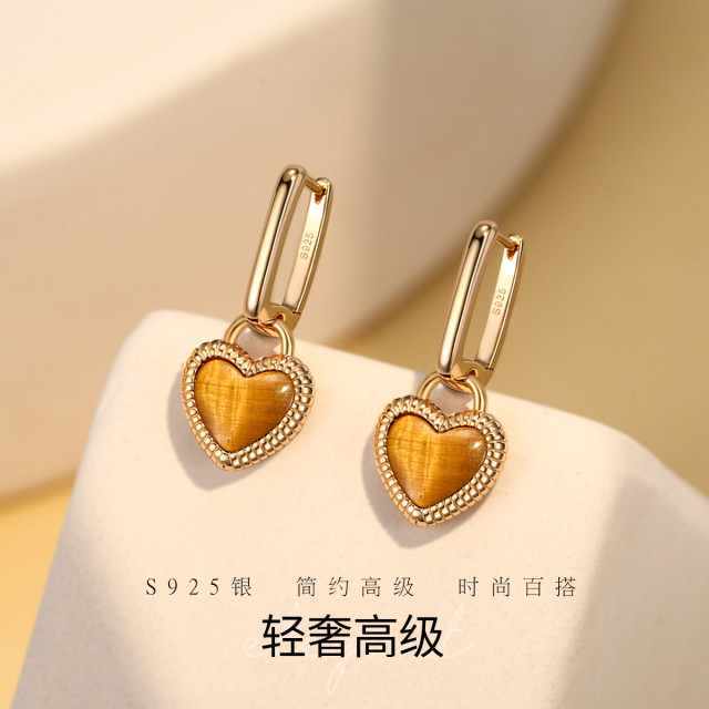 11322453.佰色传情S925银贝壳法式轻奢高级感正反两面可带耳环耳饰耳扣