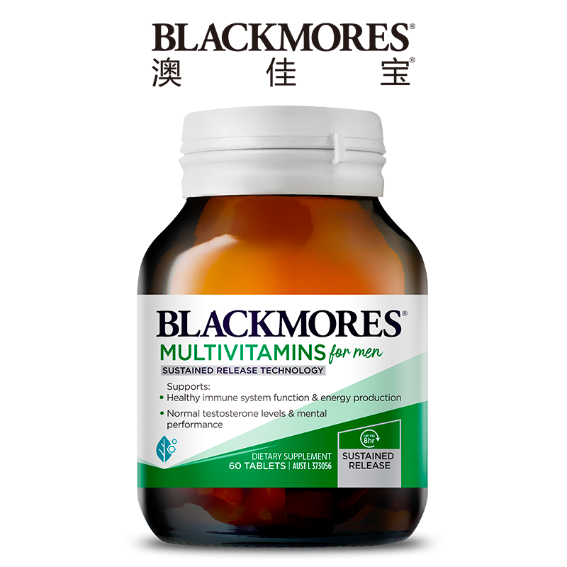 13754327.Blackmores澳佳宝男士活力综合营养素60粒/瓶
