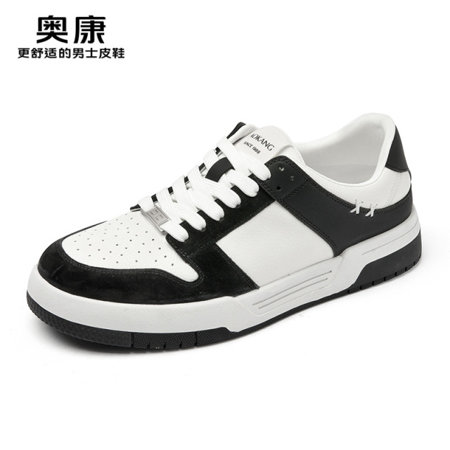 11414714.奥康男鞋小白鞋男2025新款爆款鞋子透气潮流百搭小众运动休闲板鞋