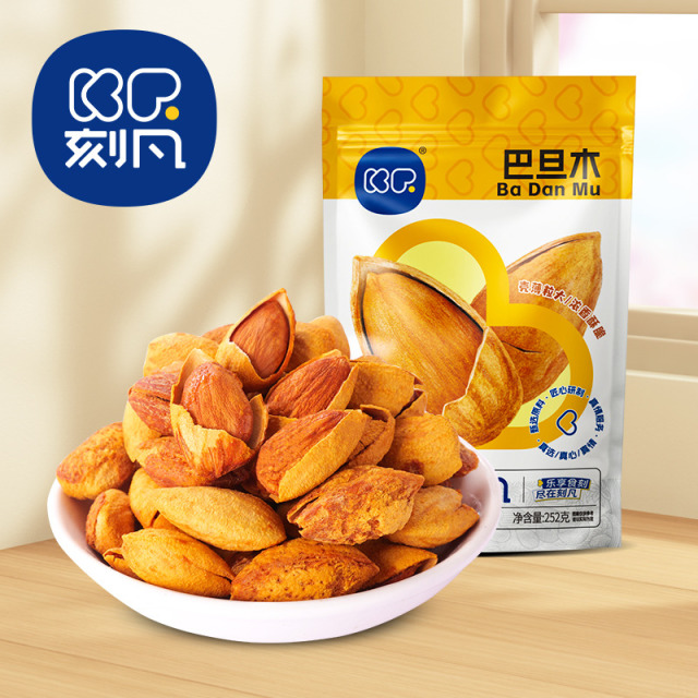 12866950.巴旦木252g/袋坚果炒货扁桃仁干果大杏仁办公零食品小吃