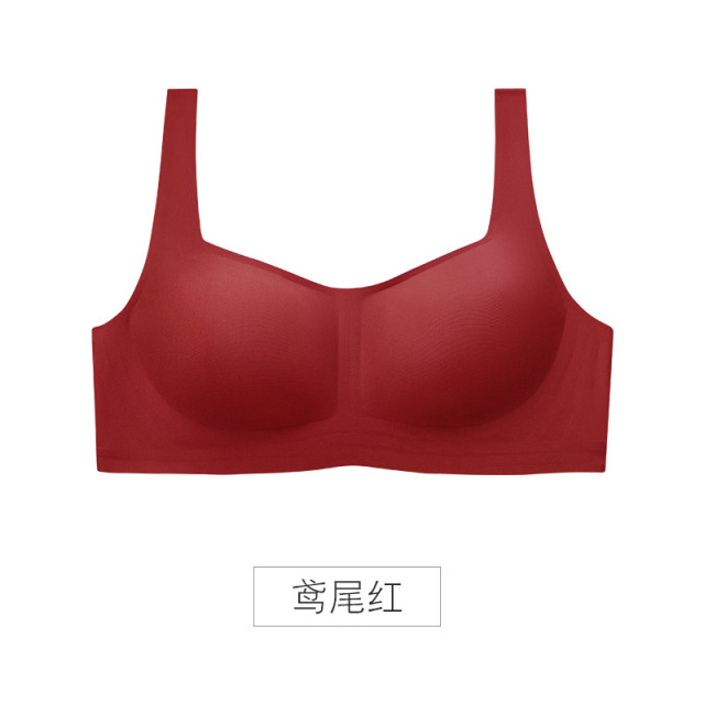 12211362.【小胸专属70ABC杯】小胸聚拢文胸果冻条无钢圈蕾丝U型